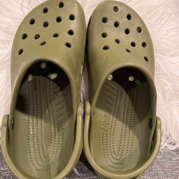 CROCS Womens 10-11 Mens 8-9 Army Green - Picture 2 of 8